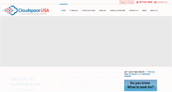Desktop Screenshot of cloudspaceusa.com