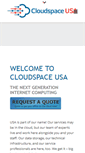 Mobile Screenshot of cloudspaceusa.com